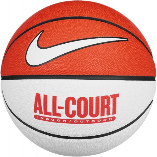 М"яч баскетбольний Nike Everyday All Court 8P Deflated Summit №7, білий-помаранчевий, код: 887791773456 М"яч баскетбольний Nike Everyday All Court 8P Deflated Summit №7, білий-помаранчевий, код: 887791773456