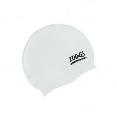 Шапочка для плавання Zoggs Silicone Cap біла, код: 749266007728