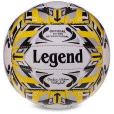 М"яч волейбольний Legend №5 PU білий-жовтий-чорний, код: VB-3125_Y-S52 М"яч волейбольний Legend №5 PU білий-жовтий-чорний, код: VB-3125_Y-S52