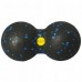 Масажний м'яч подвійний 4FIZJO EPP DuoBall 08 Black/Blue, код: P-5907222931318