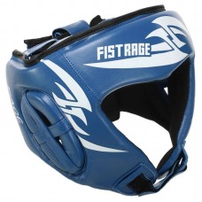 Шолом боксерський відкритий шкіряний Fistrage XL, синій, код: VL-4150_XLBL Шолом боксерський відкритий шкіряний Fistrage XL, синій, код: VL-4150_XLBL