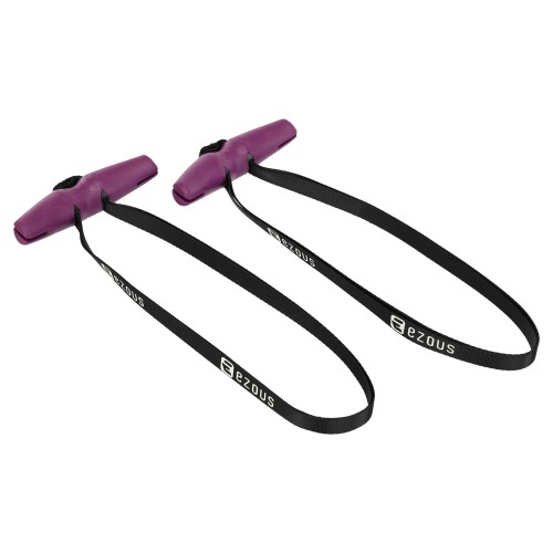 Ручки для еспандерів резинок та тренажерів Ezous OX Horn Handle 2шт, чорний, код: F-13