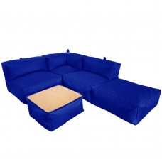 Безкаркасний модульний диван Tia-Sport Блек, оксфорд, синій, код: sm-0692-2