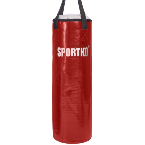 Мішок боксерський SportKo 850х320 мм, 20 кг, червоний, код: MP-3_R