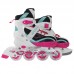 Роликові ковзани SportVida 4в1 розмір 39-42 Pink/Blue, код: SV-LG0033