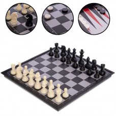 Шахи, шашки, нарди 3 в 1 ChessTour, код: SC58810 Шахи, шашки, нарди 3 в 1 ChessTour, код: SC58810