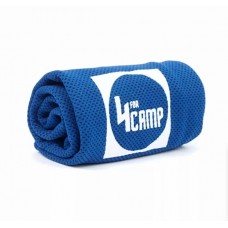 Охолоджувальний рушник для фітнесу та спорту 4CAMP з мікрофібри 100x30см, синій, код: CT01 BLUE