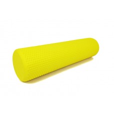 Масажний ролик EasyFit Foam Roller 600 мм, жовтий, код: EF-2032-Y-EF