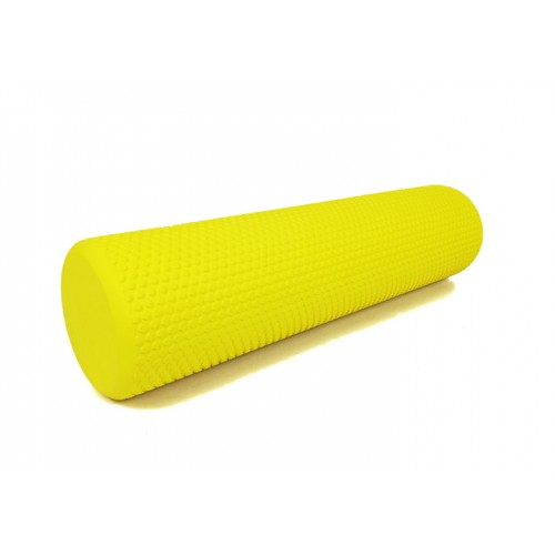 Масажний ролик EasyFit Foam Roller 600 мм, жовтий, код: EF-2032-Y-EF