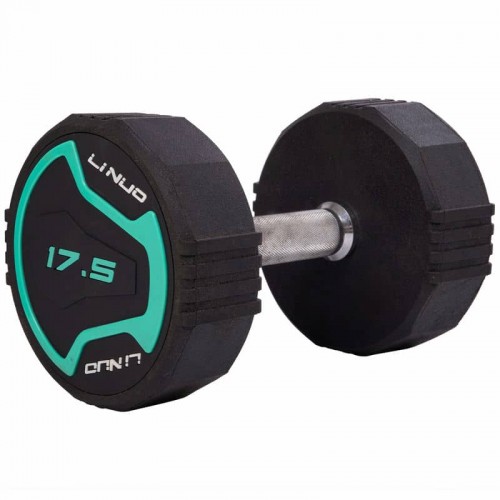 Гантель цільна професійна Li Nuo 1х17, 5кг чорний, код: TA-3614-17_5-S52 Гантель цільна професійна Li Nuo 1х17, 5кг чорний, код: TA-3614-17_5-S52