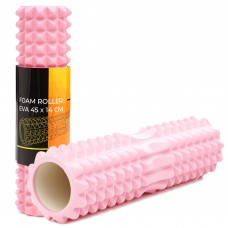 Масажний ролик (валік) Cornix EVA 450x140 мм, світло-рожевий, код: XR-0336 Масажний ролик (валік) Cornix EVA 450x140 мм, світло-рожевий, код: XR-0336