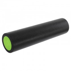Ролер для йоги та пілатесу гладкий FitGo 600x150 мм, чорний-салатовий, код: FI-9327-60_BKLG