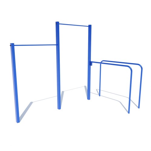 Турнік подвійний з брусами Brustyle 3100х1580х2450 мм, код: DIO609.4 Турнік подвійний з брусами Brustyle 3100х1580х2450 мм, код: DIO609.4