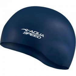 Шапка для плавання Aqua SpeedMono темно-синій, код: 5908217661982