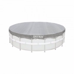 Чохол Intex (для круглого каркасного басейну діаметром 488 см) Deluxe Pool Cover, код: 28040-IB