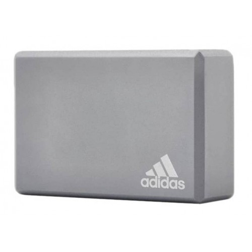 Блок для йоги Adidas Yoga Block 228x152x76 мм, сірий, код: 885652004121