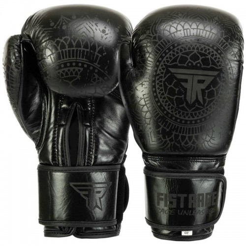 Боксерські рукавиці шкіряні Fistrage 14 унцій, чорний, код: VL-5543_14BK Боксерські рукавиці шкіряні Fistrage 14 унцій, чорний, код: VL-5543_14BK