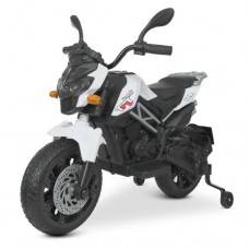 Дитячий електромобіль Bambi Мотоцикл, білий код: M 4621EL-1-MP