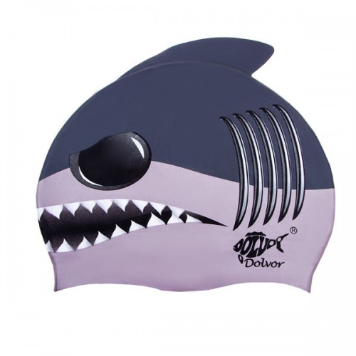 Шапочка для плавання Dolvor Shark, код: DLV-SС12-Shark