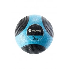М"яч медичний Pure2Improve 3 кг, чорно-синій, код: .02138-IN