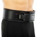 Пояс для пауерліфтингу з карабіном шкіряний Mdbuddy Weightlifting Belt M, чорний-червоний, код: TA-3231_MBKR