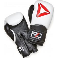Боксерські рукавиці Reebok Combat Leather Boxing Gloves 10 унцій, чорний-білий, код: 885652010283 Боксерські рукавиці Reebok Combat Leather Boxing Gloves 10 унцій, чорний-білий, код: 885652010283