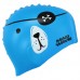 Шапочка для плавання силіконова юніорська MadWave Junior Pirate, блакитний, код: M057312_N