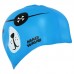 Шапочка для плавання силіконова юніорська MadWave Junior Pirate, блакитний, код: M057312_N