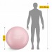 М"яч для фітнесу (фітбол) 4Fizjo 85 см Anti-Burst Pink, код: P-5907739317421