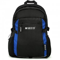 Рюкзак Seco Zurdo Black 440х280х200мм, чорний-синій, код: 22290204-SE