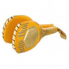 Ракетка для тхеквондо одинарна Zelart жовтий-золотий, код: BO-4998_Y