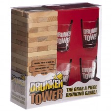 Гра настільна PlayGame Дженга Drunken Tower Jenga, дерево, код: GB076-1B-S52 Гра настільна PlayGame Дженга Drunken Tower Jenga, дерево, код: GB076-1B-S52