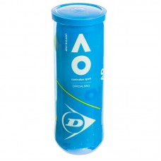 М"яч для великого тенісу Dunlop Australian Open 3 шт, салатовий, код: DL601354-S52 М"яч для великого тенісу Dunlop Australian Open 3 шт, салатовий, код: DL601354-S52