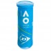 М"яч для великого тенісу Dunlop Australian Open 3 шт, салатовий, код: DL601354-S52 М"яч для великого тенісу Dunlop Australian Open 3 шт, салатовий, код: DL601354-S52