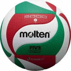 М"яч волейбольний Molten V5M2000 №5, зелений-червоний-білий, код: 4905741795740