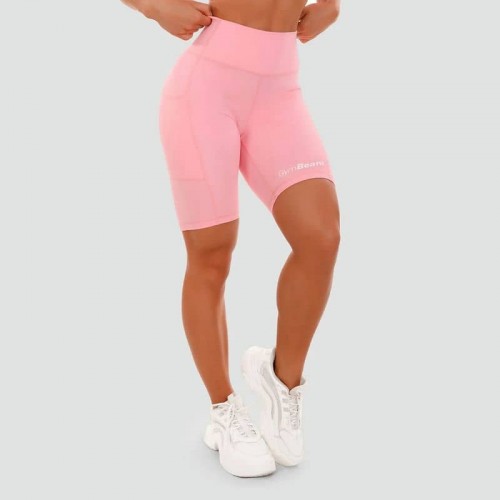 Шорти жіночі GymBeam Biker Pink M, рожевий, код: 219933-GB