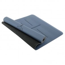 Килимок для йоги Record PU резина 1830x680x5 мм, графітовий, код: FI-3867_H