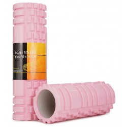 Масажний ролик Cornix EVA Light Pink 45x14 см, код: XR-0037 Масажний ролик Cornix EVA Light Pink 45x14 см, код: XR-0037