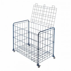 Закритий складаний візок з м"ячем PlayGame 1080х660х980 мм, синій, код: 1716-IN Закритий складаний візок з м"ячем PlayGame 1080х660х980 мм, синій, код: 1716-IN