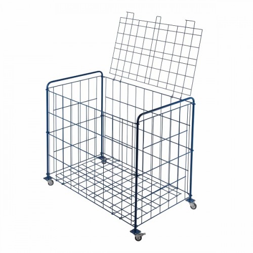 Закритий складаний візок з м"ячем PlayGame 1080х660х980 мм, синій, код: 1716-IN Закритий складаний візок з м"ячем PlayGame 1080х660х980 мм, синій, код: 1716-IN