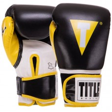 Боксерські рукавиці Title 8 унцій, чорний-помаранчевий, код: BO-3780_8OR