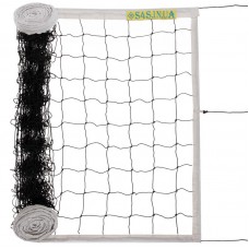 Сітка для волейболу PlayGame Економ10 норма 9,5x1,0м чорний-білий, код: SO-9550_BKW