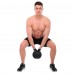 Гиря-дзвін чавунна пофарбована Ball Bell LiveUp 12кг, чорний, код: LP8047-26LB-S52