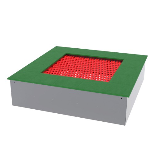 Батут вбудовуваний Miros 1650х1650х420 мм, код: BRI076.1 Батут вбудовуваний Miros 1650х1650х420 мм, код: BRI076.1