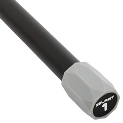 Бодібар Zelart Body Bar 1 кг, чорний-сірий, код: FI-4780-1