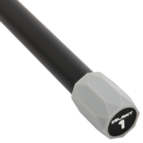 Бодібар Zelart Body Bar 1 кг, чорний-сірий, код: FI-4780-1