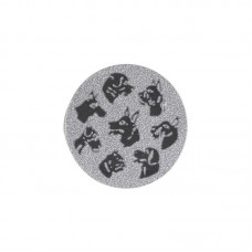Жетон-наклейка PlayGame Собаки 25мм срібна, код: 25-0063_S-S52