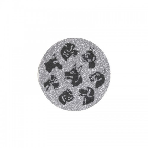 Жетон-наклейка PlayGame Собаки 25мм срібна, код: 25-0063_S-S52