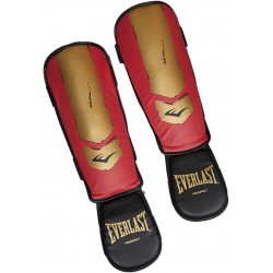 Захист ніг дитячий Everlast Proespect Youth Shin Guards S/M, червоний-золотий, код: 009283619534