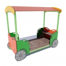 Гімнастичний комплекс Miros "Трамвайчик-2" 1840х940х1560 мм, код: DIO422.2 HDPE